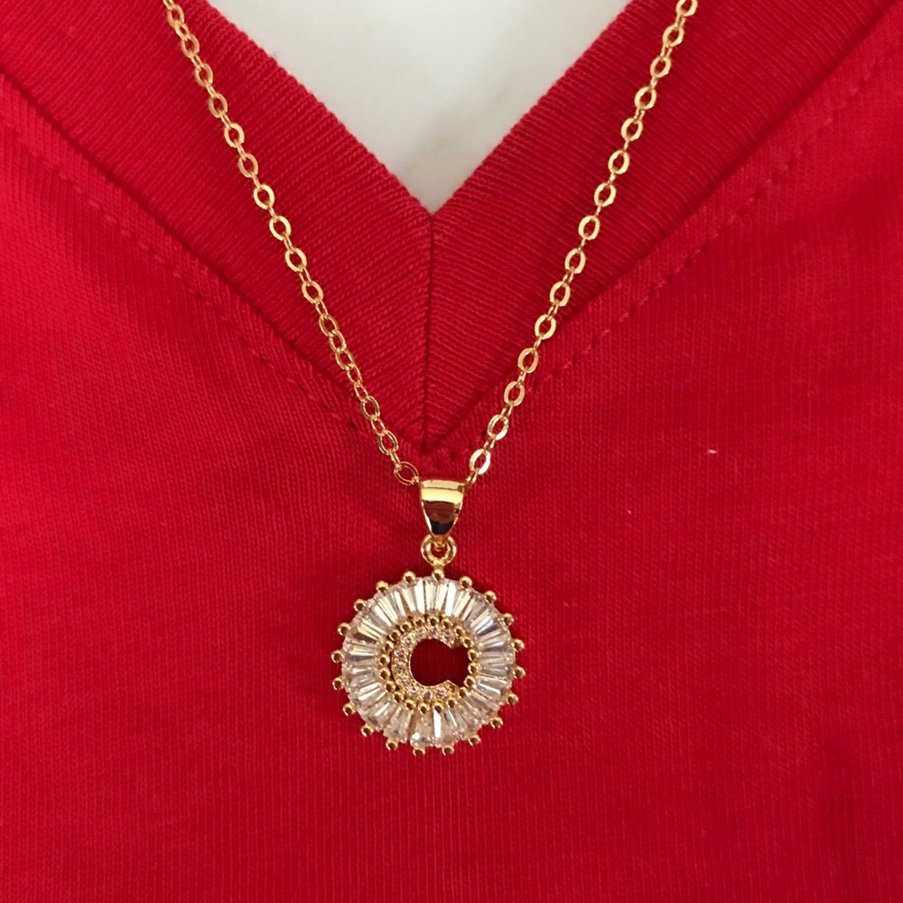 new 18k gold filled cz diamond necklace - Picture 8 of 8